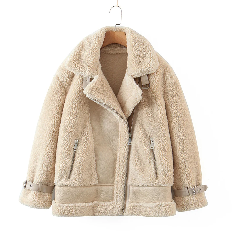 Осенне-зимняя Женская Толстая теплая куртка Ailegogo из искусственной овечьей кожи, повседневная женская замшевая кожаная Шуба на молнии, шика...
Осенне-зимняя Женская Толстая теплая куртка Ailegogo из искусственной овечьей кожи, повседневная женская замшевая кожаная Шуба на молнии, шика...