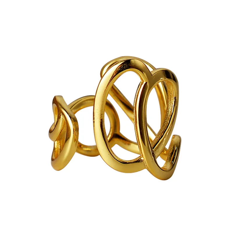 F.I.N.S Minimalist S925 Sterling Silver Hollow Finger Rings Irregular Wind Open Cuff Rings for Women Wide Line Fine Silver 925
F.I.N.S Minimalist S925 Sterling Silver Hollow Finger Rings Irregular Wind Open Cuff Rings for Women Wide Line Fine Silver 925