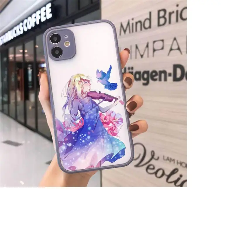 Your lie in April anime Phone Case matte transparent For iphone 7 8 11 12 plus mini x xs xr pro max cover
Your lie in April anime Phone Case matte transparent For iphone 7 8 11 12 plus mini x xs xr pro max cover