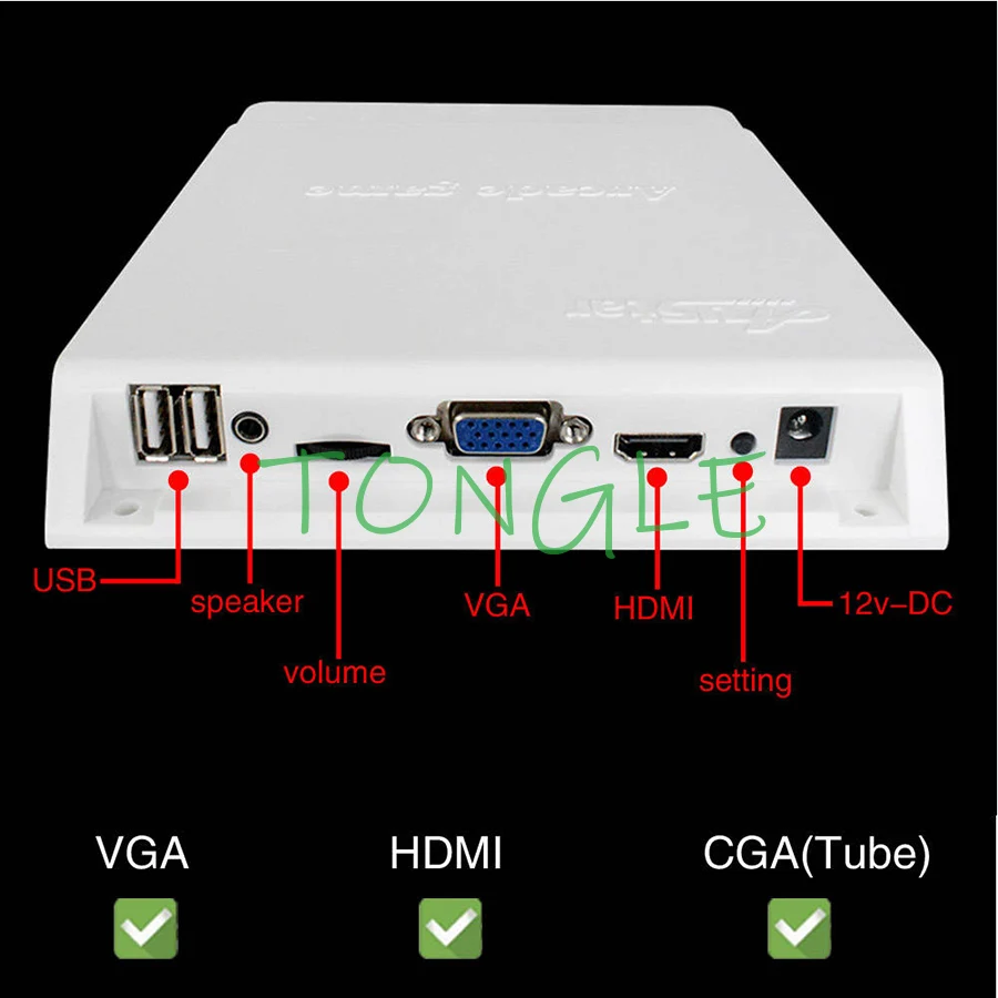 3D Pandora 1660 /2600 в 1 коробке аркадная печатная плата для нескольких игр Jamma с