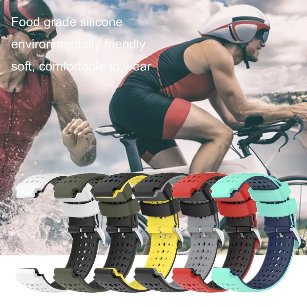 Sports Watch Strap Comfortable Portable Colorful Silicone Bracelet Strap for Garmin 220/230/235
Sports Watch Strap Comfortable Portable Colorful Silicone Bracelet Strap for Garmin 220/230/235