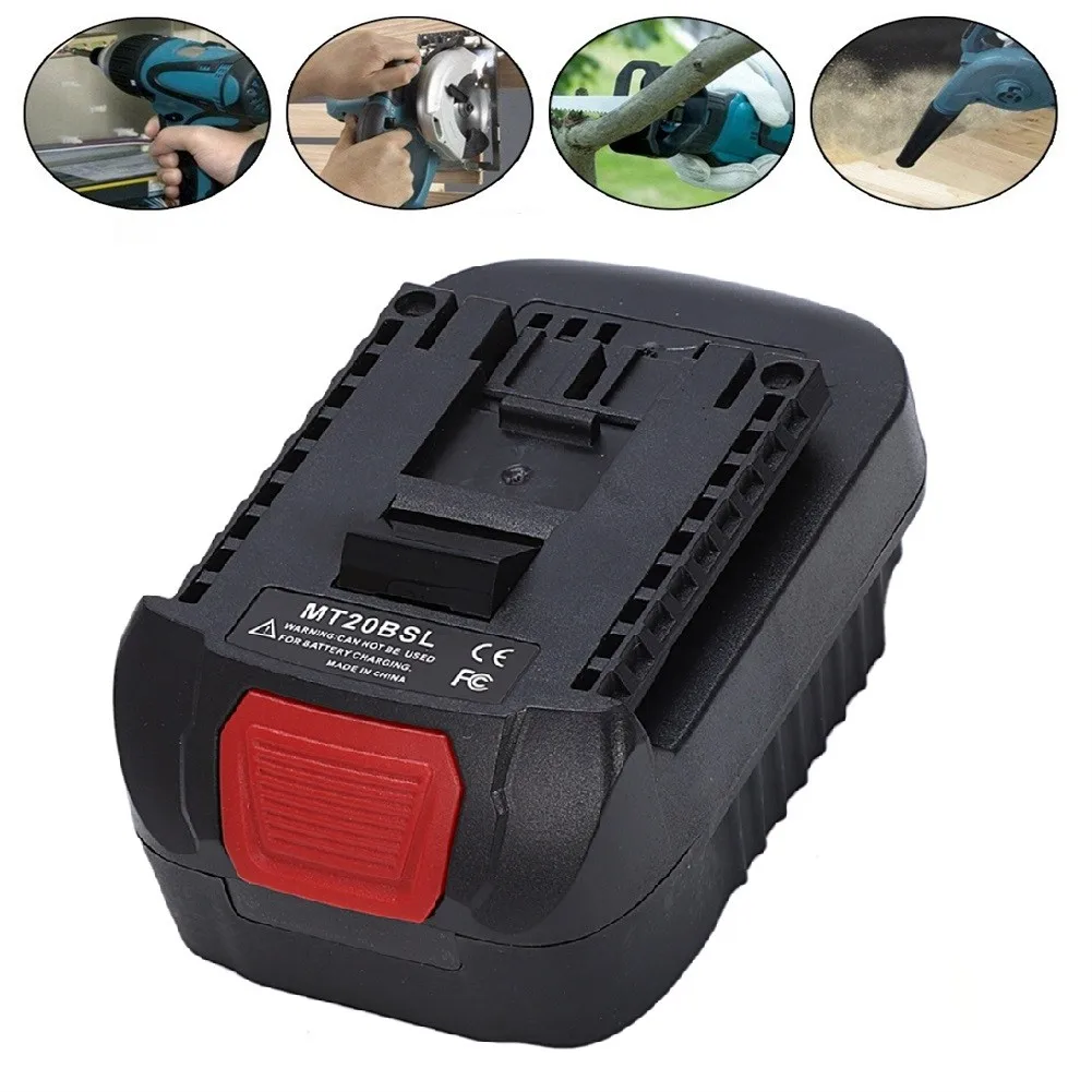 Адаптер-преобразователь литий-ионной батареи MT20BSL для Mak 18V B-osch 18V Tool B-OSCH 18V литиевые беспроводные электроинструменты 11*10,5*9 см
Адаптер-преобразователь литий-ионной батареи MT20BSL для Mak 18V B-osch 18V Tool B-OSCH 18V литиевые беспроводные электроинструменты 11*10,5*9 см