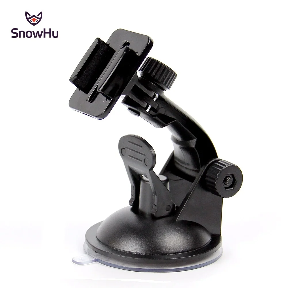 

SnowHu 7CM Car Windshield Suction Cup For Gopro Hero 10 9 8 7 6 5 4 Session SJCAM SJ4000 h9 Yi 4K Camera With Base Mount GP17