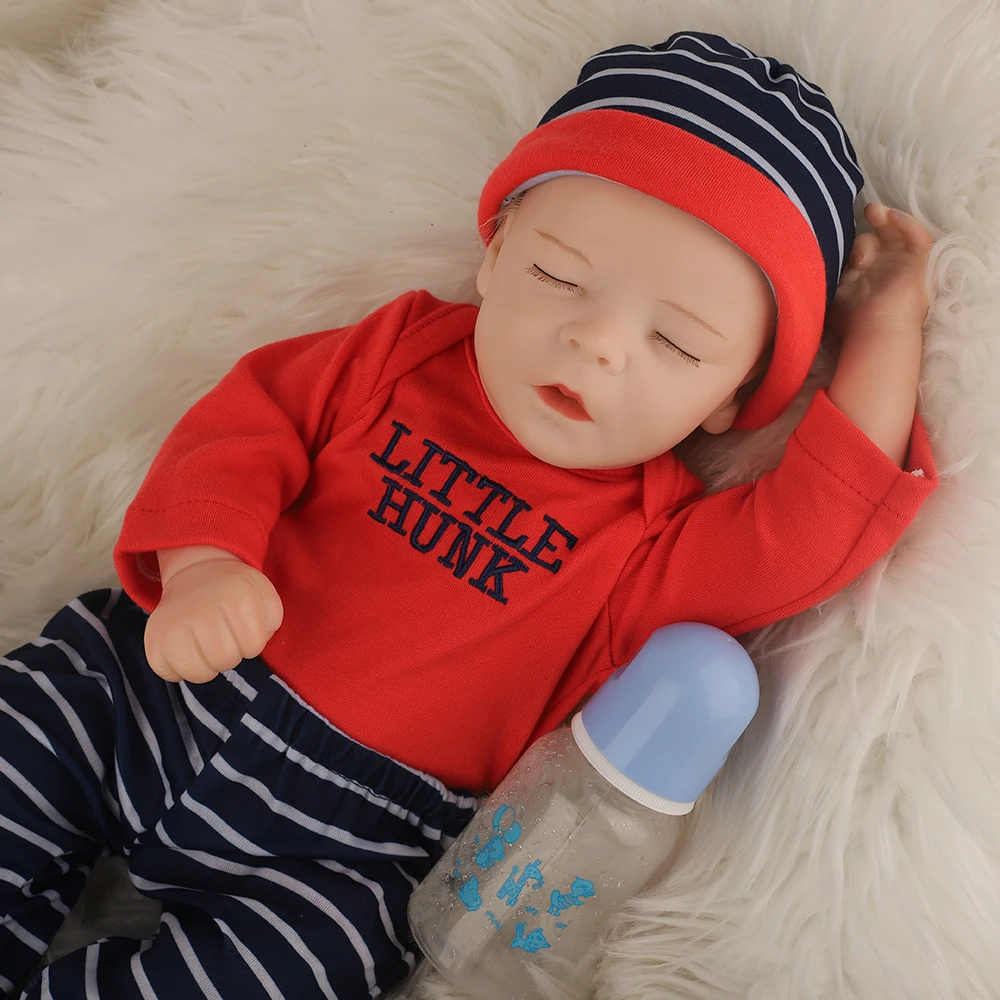 Hoomai Toddler Boy Reborn Baby 45CM Silicone Body Bebe Reborn Dolls For Children Birthday Gift Toy
Hoomai Toddler Boy Reborn Baby 45CM Silicone Body Bebe Reborn Dolls For Children Birthday Gift Toy
