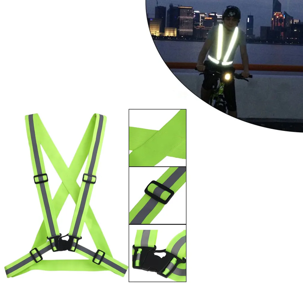 Дышащий светоотражающий жилет безопасности для бега езды на велосипеде 
Дышащий светоотражающий жилет безопасности для бега езды на велосипеде