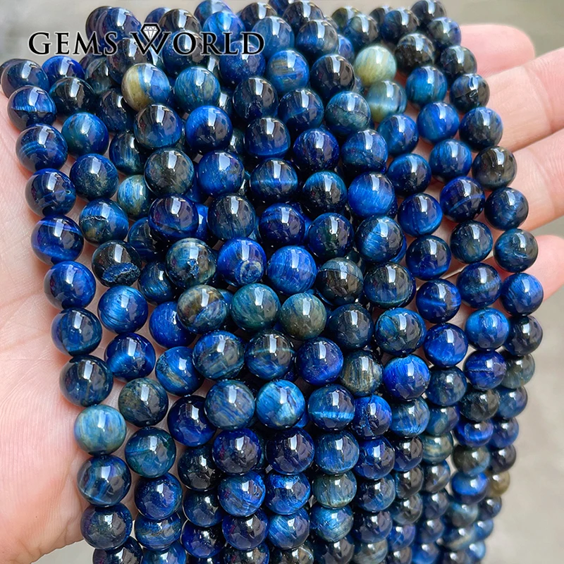 1A Blue Tiger Eye Stone Beads Round Loose Gemstones Beads Charms for Jewelry Making Diy Bracelet Accessories 15''Strands 4-12MM
1A Blue Tiger Eye Stone Beads Round Loose Gemstones Beads Charms for Jewelry Making Diy Bracelet Accessories 15''Strands 4-12MM