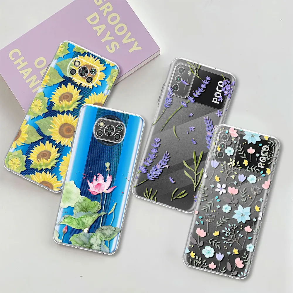 Transparent Silicone Case For Xiaomi Mi Poco X3 NFC M3 10T Pro F3 GT F1 X2 F2 11 Lite 9T Note 10 Phone Cover Flower Daisies Capa
Transparent Silicone Case For Xiaomi Mi Poco X3 NFC M3 10T Pro F3 GT F1 X2 F2 11 Lite 9T Note 10 Phone Cover Flower Daisies Capa