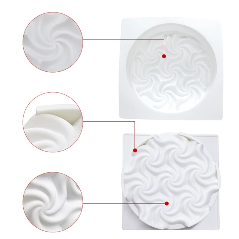 Baking Silicone Mold for Jello, Mousse Cake, 3D Spiral Appearance Silicone Nonst
Baking Silicone Mold for Jello, Mousse Cake, 3D Spiral Appearance Silicone Nonst
