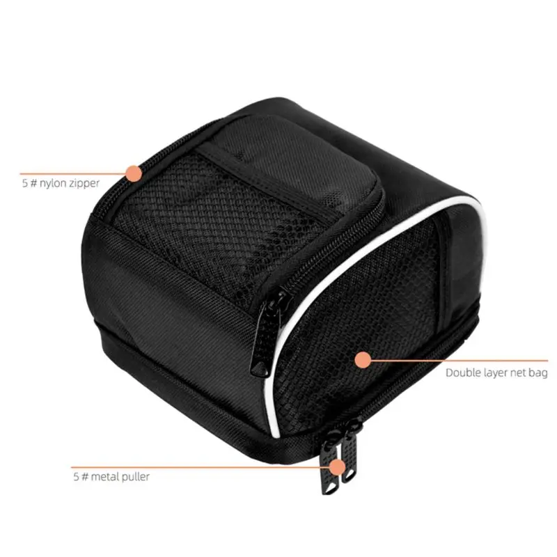 Bicycle Handlebar Bag Electric Scooter Multi-function Front Frame Pouch Packaging with Rainproof Cover Bike Accessories
Bicycle Handlebar Bag Electric Scooter Multi-function Front Frame Pouch Packaging with Rainproof Cover Bike Accessories