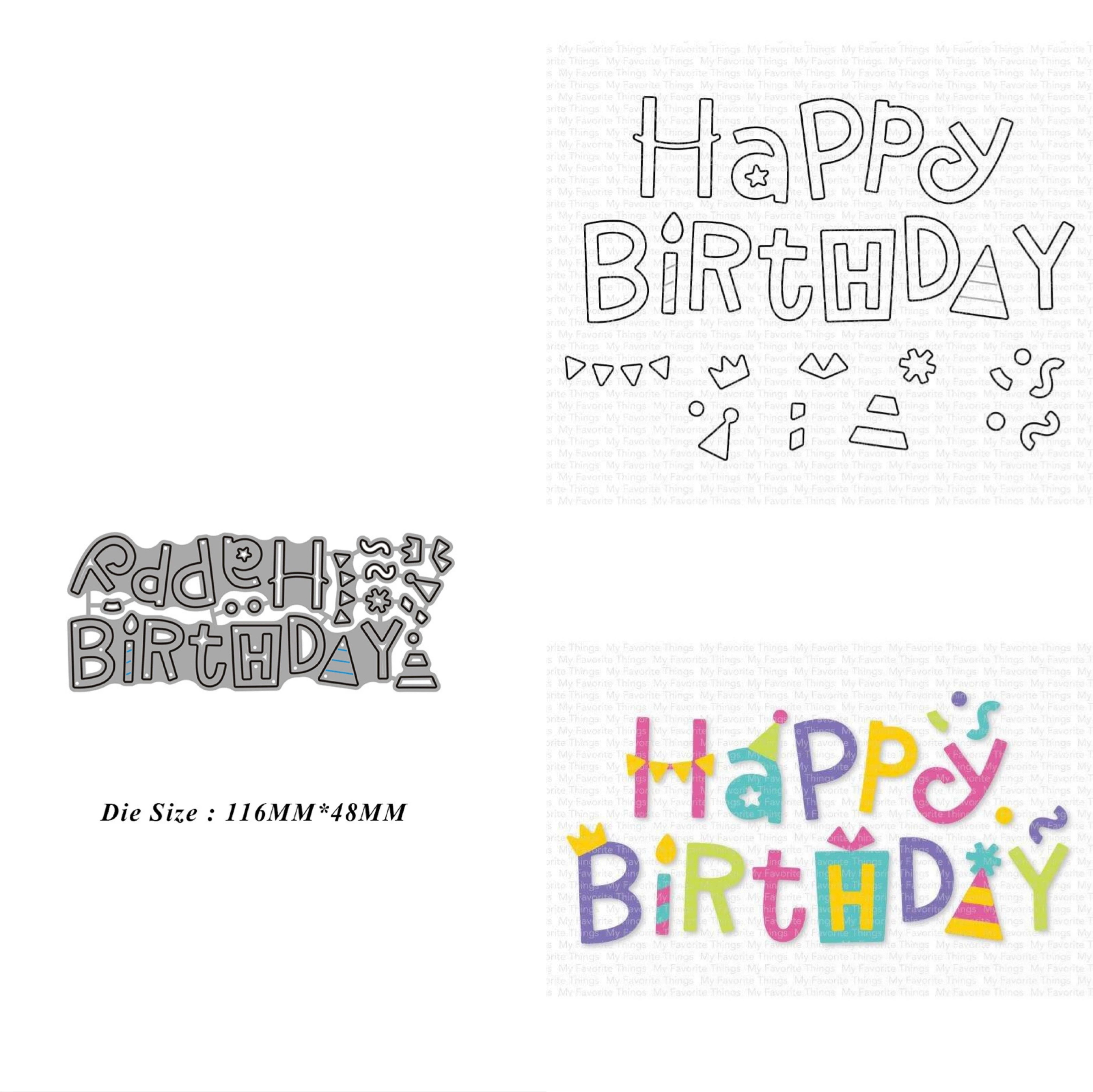 Happy Brithday Greeting card metal Cutting Dies Stencils DIY Scrapbooking Paper photo Cards Embossing Dies cut die
Happy Brithday Greeting card metal Cutting Dies Stencils DIY Scrapbooking Paper photo Cards Embossing Dies cut die