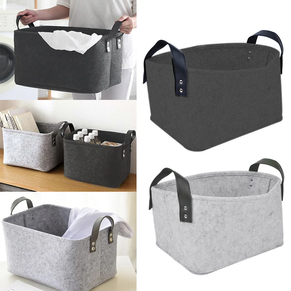 Foldable Felt Storage Bins Baskets Containers with Handles for Home Closet Bedroom Drawers Toys Organizers Large Medium Small
Foldable Felt Storage Bins Baskets Containers with Handles for Home Closet Bedroom Drawers Toys Organizers Large Medium Small