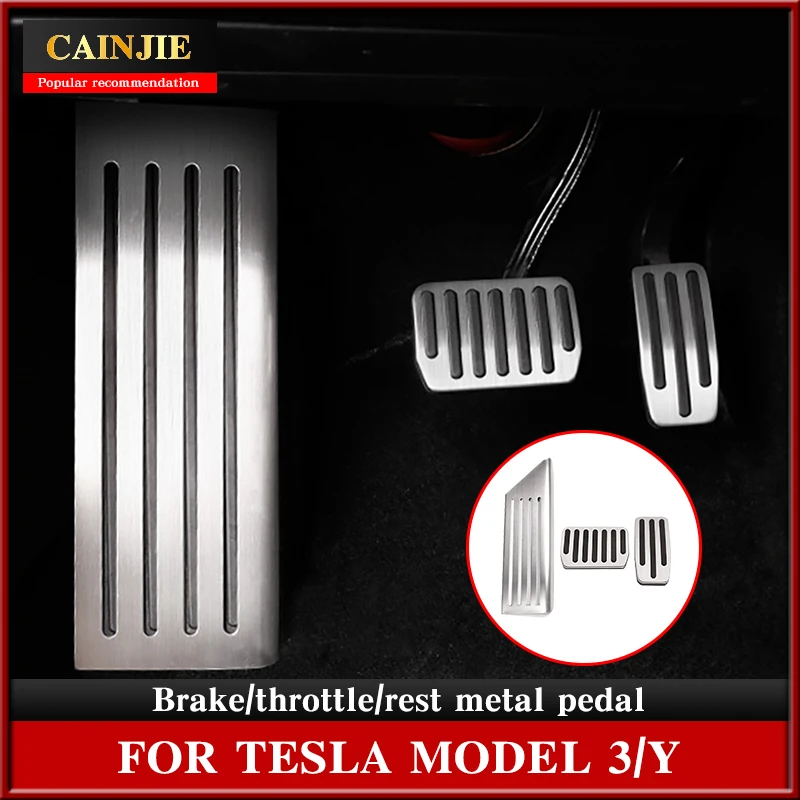 2021 Model 3 Car Foot Pedal Pads Covers For Tesla Model Y Accessories Aluminum Alloy Accelerator Brake Rest Pedal Model Three
2021 Model 3 Car Foot Pedal Pads Covers For Tesla Model Y Accessories Aluminum Alloy Accelerator Brake Rest Pedal Model Three