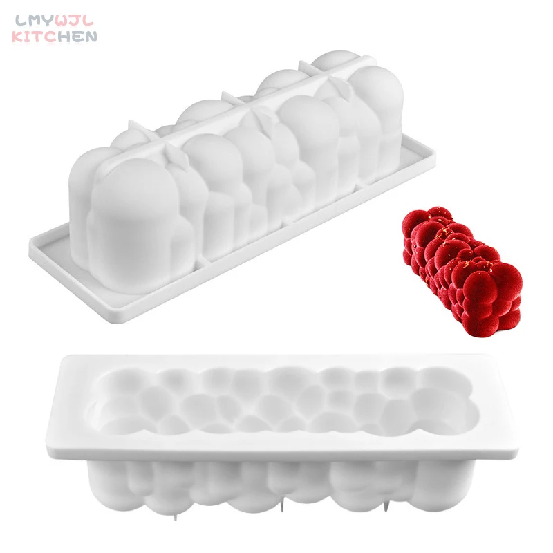 Long Strip Auspicious Cloud Blister Cake Silicone Mold French Mousse Chocolate Cake Decoration Mold DIY Baking Sheet Accessories
Long Strip Auspicious Cloud Blister Cake Silicone Mold French Mousse Chocolate Cake Decoration Mold DIY Baking Sheet Accessories