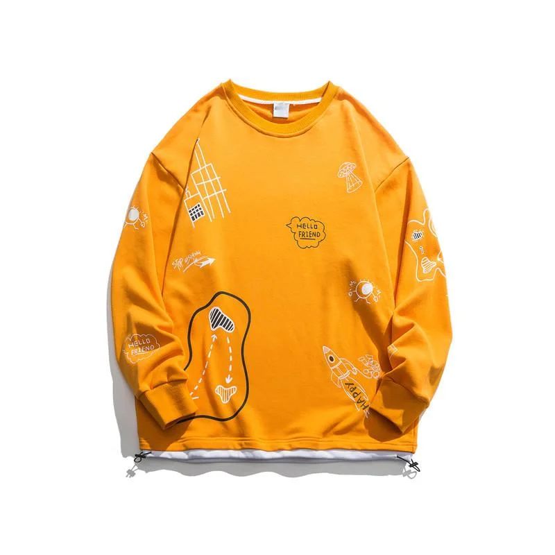 Round-necked jacket spring new 2021 printed cartoon 100 jacket casual loose men's wear
Round-necked jacket spring new 2021 printed cartoon 100 jacket casual loose men's wear