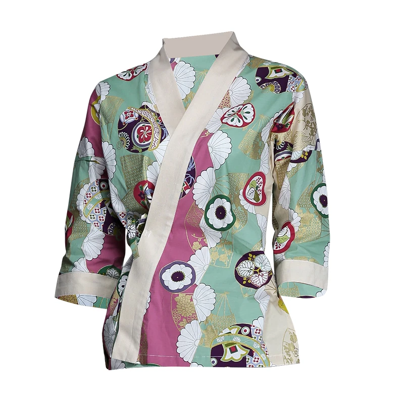 Custom Unisex Japanese Style Chef Uniform Restaurant Cuisine Cook Clothes Kimono Sushi Cook Working Uniform Medium Sleeve
Custom Unisex Japanese Style Chef Uniform Restaurant Cuisine Cook Clothes Kimono Sushi Cook Working Uniform Medium Sleeve
