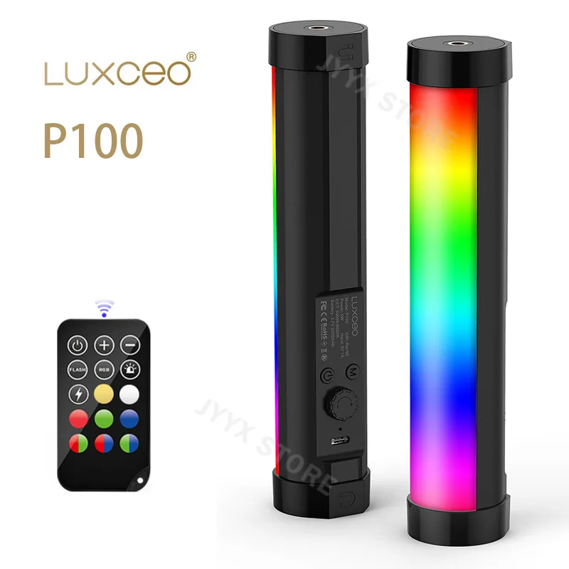LUXCEO P100 RGB Light Stick Full color Handheld Tube Light Remote Control Photography Lighting Fill light 
LUXCEO P100 RGB Light Stick Full color Handheld Tube Light Remote Control Photography Lighting Fill light