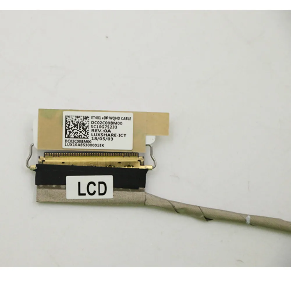 Новый оригинальный LCD EDP WQHD 40pin кабель для Lenovo Thinkpad T480S ET481 01YN996 01YN997 DC02C00BM00 DC02C00BM10
Новый оригинальный LCD EDP WQHD 40pin кабель для Lenovo Thinkpad T480S ET481 01YN996 01YN997 DC02C00BM00 DC02C00BM10