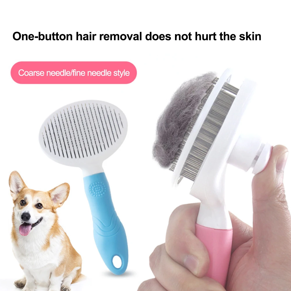 Pet Self-Cleaning Comb Teddy Golden Retriever Brush Brush Garden Needle Brush Cat Combing Dog Combing Artifact
Pet Self-Cleaning Comb Teddy Golden Retriever Brush Brush Garden Needle Brush Cat Combing Dog Combing Artifact
