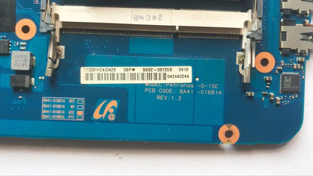 KEFU BA41-01681A For SamsU Ng 305V5A Notebook Motherboard BA92-0725A BA92-0725B GPU HD6470M Free CPU 100% Test Work
KEFU BA41-01681A For SamsU Ng 305V5A Notebook Motherboard BA92-0725A BA92-0725B GPU HD6470M Free CPU 100% Test Work