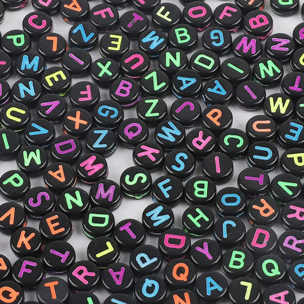 Mixed English Letter Acrylic Beads 100 Pc Alphabet Beads Charms Bracelet Fashion Jewelry Beads Handmade Gift For DIY Jewelry
Mixed English Letter Acrylic Beads 100 Pc Alphabet Beads Charms Bracelet Fashion Jewelry Beads Handmade Gift For DIY Jewelry