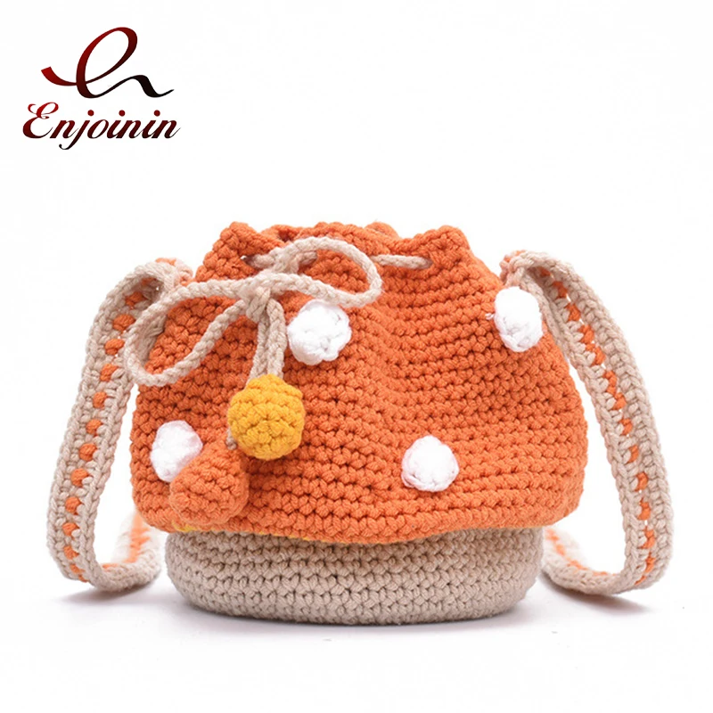 Hand Woven Mushroom Shape Purses and Handbags for Women Cute Shoulder Bag Young Girls Small Crossbody Bag Clutch Bucket Bag
Hand Woven Mushroom Shape Purses and Handbags for Women Cute Shoulder Bag Young Girls Small Crossbody Bag Clutch Bucket Bag