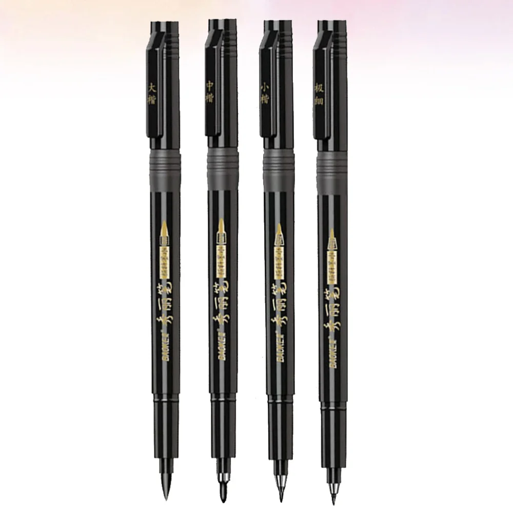 4pcs Writing Brush Calligraphy Pen Ink Writing Brush Signature Writing Painting Tool
4pcs Writing Brush Calligraphy Pen Ink Writing Brush Signature Writing Painting Tool