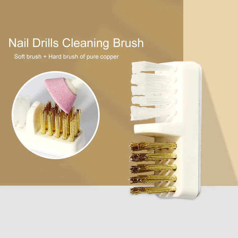 1Pc Nail Art Dual Clean Brush Electric Head Drill Bit Cleanser Copper Wire Cleaning Brush Dust Remove Tool for Manicure
1Pc Nail Art Dual Clean Brush Electric Head Drill Bit Cleanser Copper Wire Cleaning Brush Dust Remove Tool for Manicure