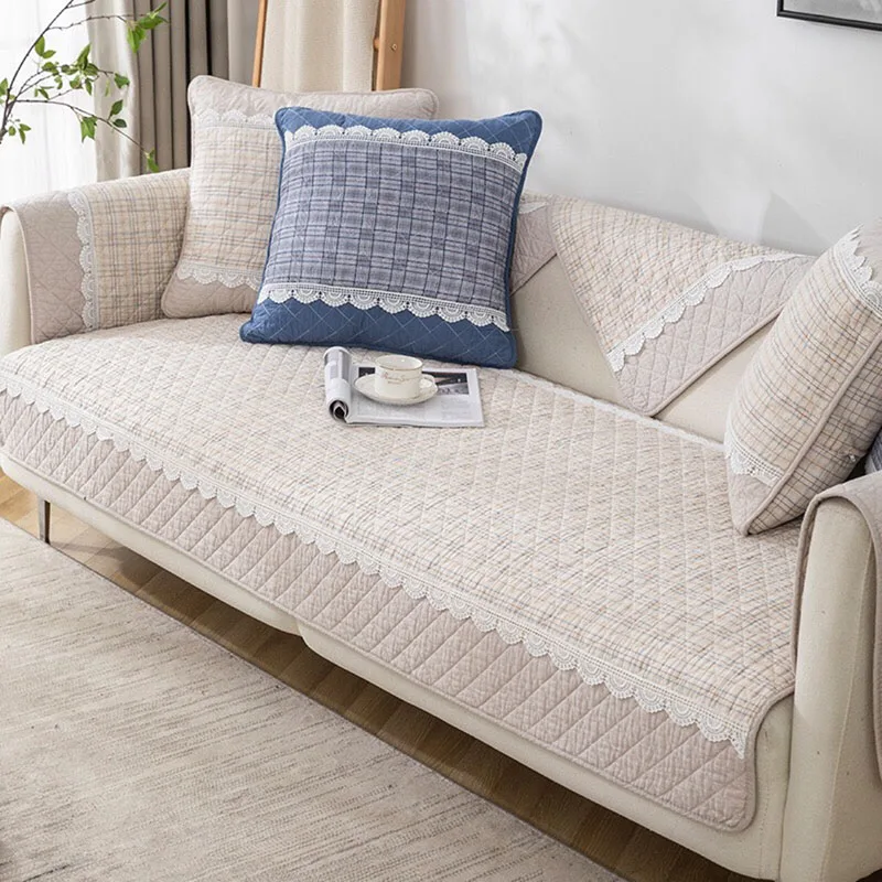 Cotton Fabric Sofa Cover Sofa Towel Solid Couch Cover Seat Slipcover for Living Room Simple Corner Quilting Dirt-Proof Seat Pad
Cotton Fabric Sofa Cover Sofa Towel Solid Couch Cover Seat Slipcover for Living Room Simple Corner Quilting Dirt-Proof Seat Pad