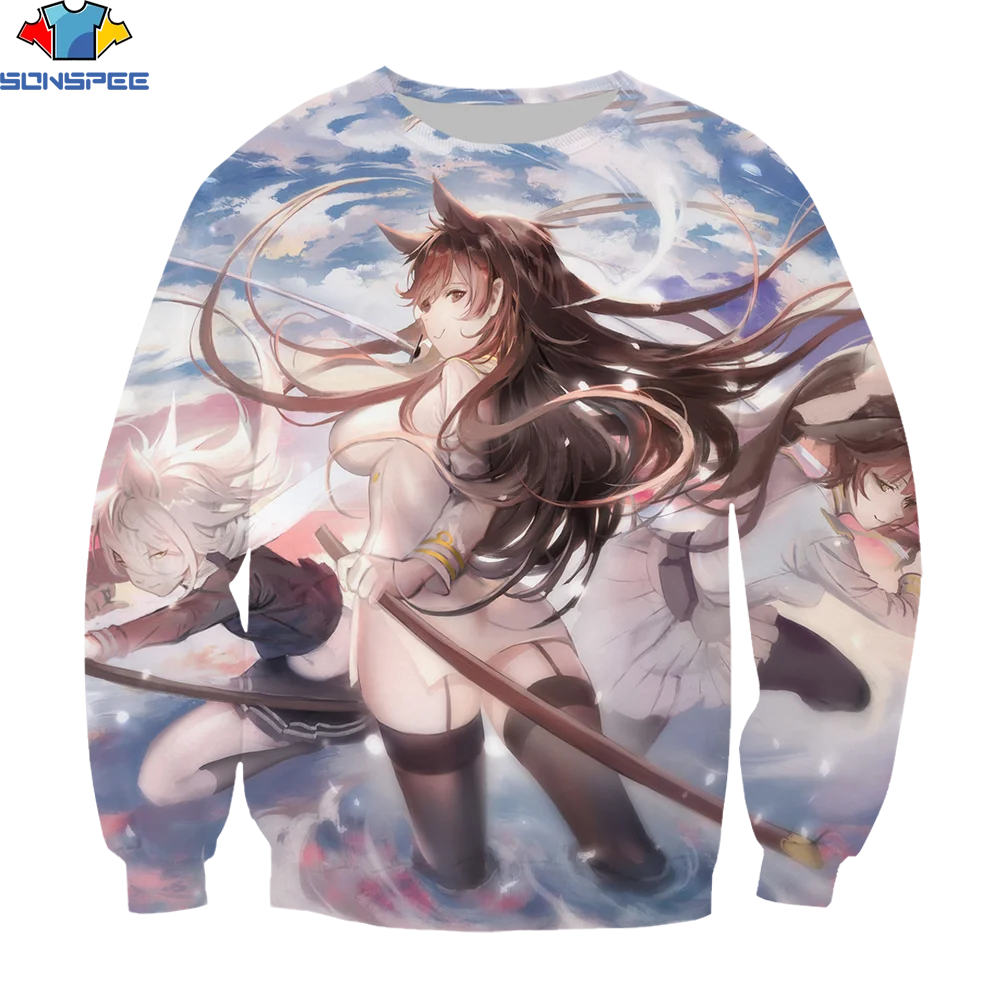 SONSPEE Autumn And Winter 3D Print Azur Lane Anime Game Men Women Sweatshirt Fashion Sexy Harajuku Clothing Long-sleeved Shirt
SONSPEE Autumn And Winter 3D Print Azur Lane Anime Game Men Women Sweatshirt Fashion Sexy Harajuku Clothing Long-sleeved Shirt