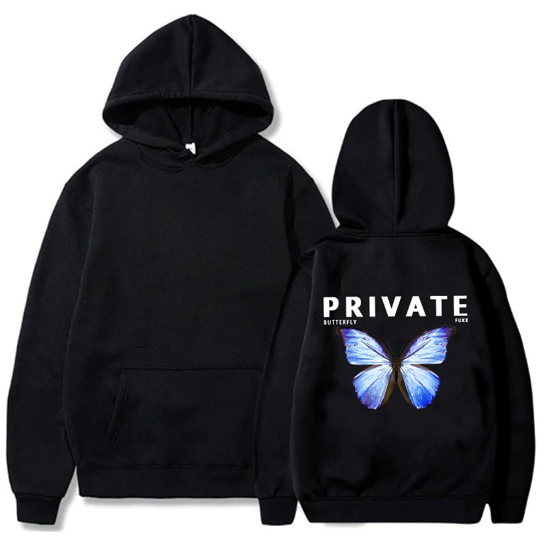 Harajuku Blue Gradient Private Butterfly Printing Women Hooded Sweatshirts Korean Style Aesthetic Long-Sleeved Unisex Hoodies
Harajuku Blue Gradient Private Butterfly Printing Women Hooded Sweatshirts Korean Style Aesthetic Long-Sleeved Unisex Hoodies