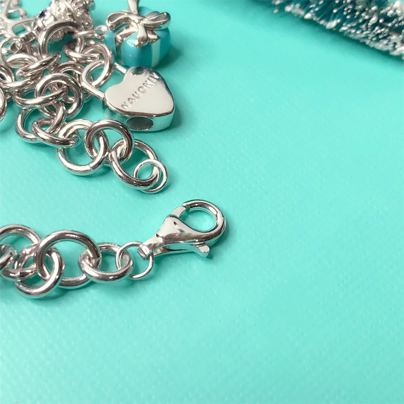 2020 TI Sterling Silver Bracelet For Women Charming Silver Bracelet Pendant Love Heart Christmas Tree Snowflake Skates
2020 TI Sterling Silver Bracelet For Women Charming Silver Bracelet Pendant Love Heart Christmas Tree Snowflake Skates