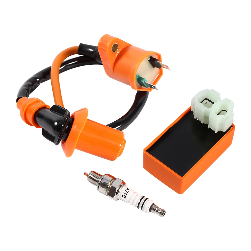 New Racing Performance CDI Ignition Coil Spark Plug For GY6 50CC 125CC 150CC ATV Scooter
New Racing Performance CDI Ignition Coil Spark Plug For GY6 50CC 125CC 150CC ATV Scooter