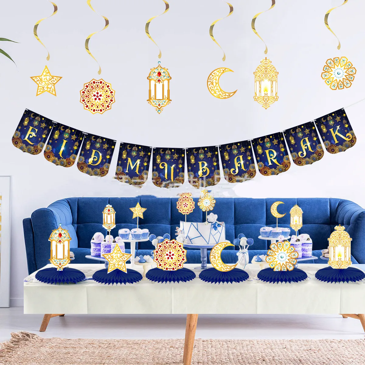 Eid Mubarak Banner Ornament Ramadan Kareem Decoration Ramadan Mubarak Muslim Islamic Festival Party Diy Decorations Chopper Set
Eid Mubarak Banner Ornament Ramadan Kareem Decoration Ramadan Mubarak Muslim Islamic Festival Party Diy Decorations Chopper Set