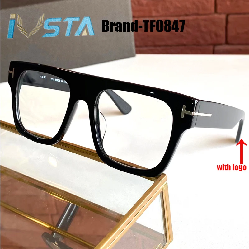 IVSTA Tom TF0847 with Logo Top Quality Steampunk Sunglasses Men Luxury Brand Designer Spectacle Frame with Box Myopia Glasses 
IVSTA Tom TF0847 with Logo Top Quality Steampunk Sunglasses Men Luxury Brand Designer Spectacle Frame with Box Myopia Glasses