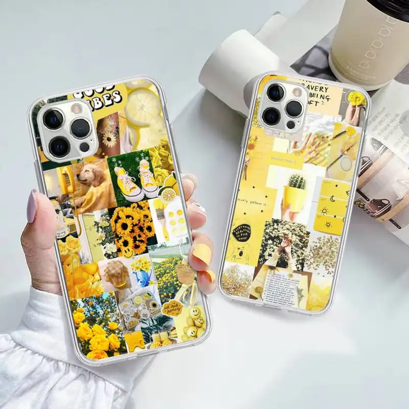 Aesthetic Yellow Phone Case for iPhone 11 12 13 mini pro XS MAX 8 7 6 6S Plus X 5S SE 2020 XR case
Aesthetic Yellow Phone Case for iPhone 11 12 13 mini pro XS MAX 8 7 6 6S Plus X 5S SE 2020 XR case