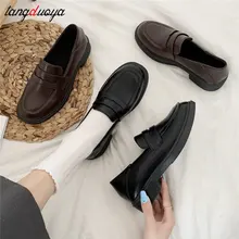 Womens loafers Shoes Mary Jane Shoes Oxfords loafers women Girls Japanese School Jk Uniform Lolita Shoes College Gothic shoes