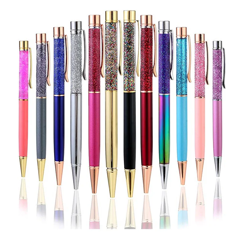 100pcs/lot Luxury Ballpoint Pen Flow Oil Crystal Gold Foil Metal Copper Colorful High-grade Gold Powder Dynamic Liquid Sand
100pcs/lot Luxury Ballpoint Pen Flow Oil Crystal Gold Foil Metal Copper Colorful High-grade Gold Powder Dynamic Liquid Sand