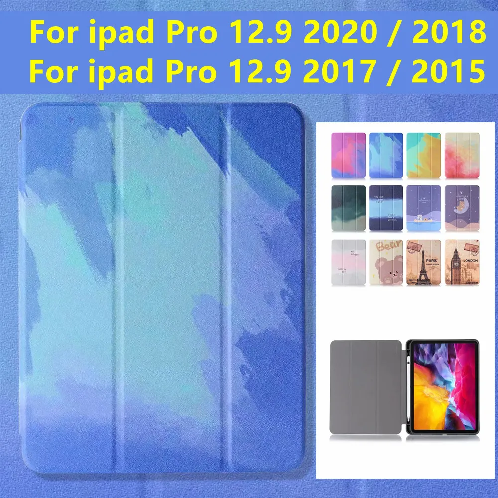Цветной чехол для планшета для Apple iPad Pro 12,9, 2018, 2020, 2017, 2015, кожаный чехол с клапаном, чехол для iPad 12,9 дюйма, умный чехол
Цветной чехол для планшета для Apple iPad Pro 12,9, 2018, 2020, 2017, 2015, кожаный чехол с клапаном, чехол для iPad 12,9 дюйма, умный чехол