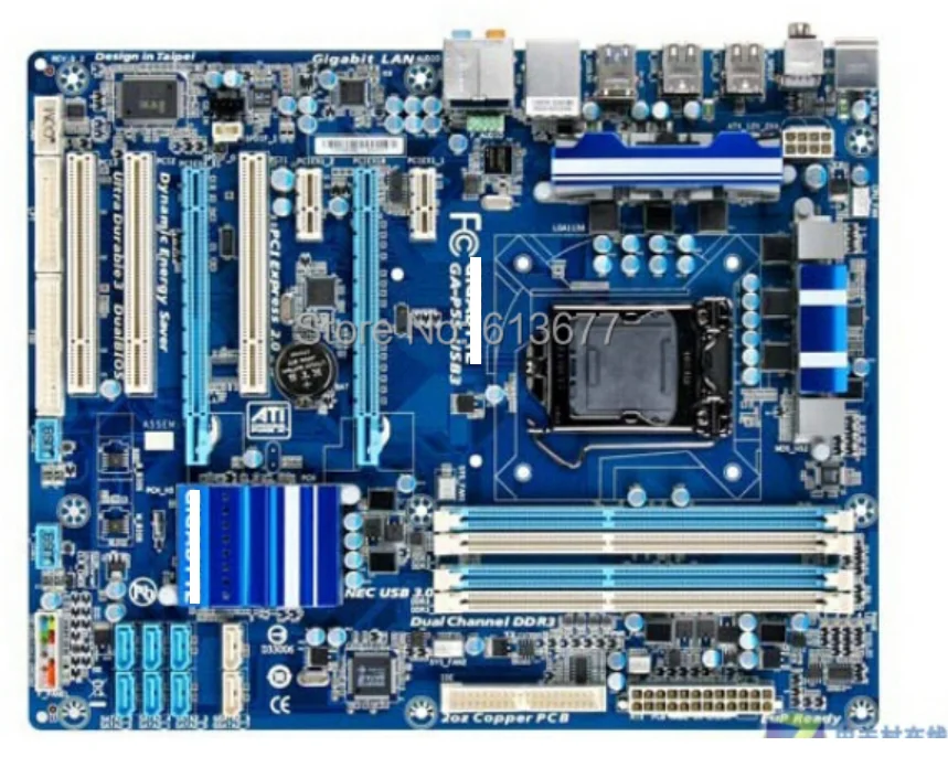 Оригинальная материнская плата для GA-P55-USB3 LGA 1156 DDR3 для процессора i5 i7 16 Гб P55-USB3 P55 десктопная материнская плата 
Оригинальная материнская плата для GA-P55-USB3 LGA 1156 DDR3 для процессора i5 i7 16 Гб P55-USB3 P55 десктопная материнская плата