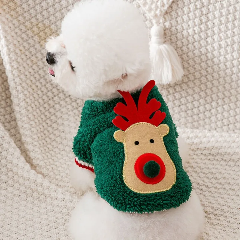 Christmas Sweet Pet Clothes for Cats and small dogs Winter Warm Cat Costume Sweater Puppy Teddy Chihuahua Clothing
Christmas Sweet Pet Clothes for Cats and small dogs Winter Warm Cat Costume Sweater Puppy Teddy Chihuahua Clothing