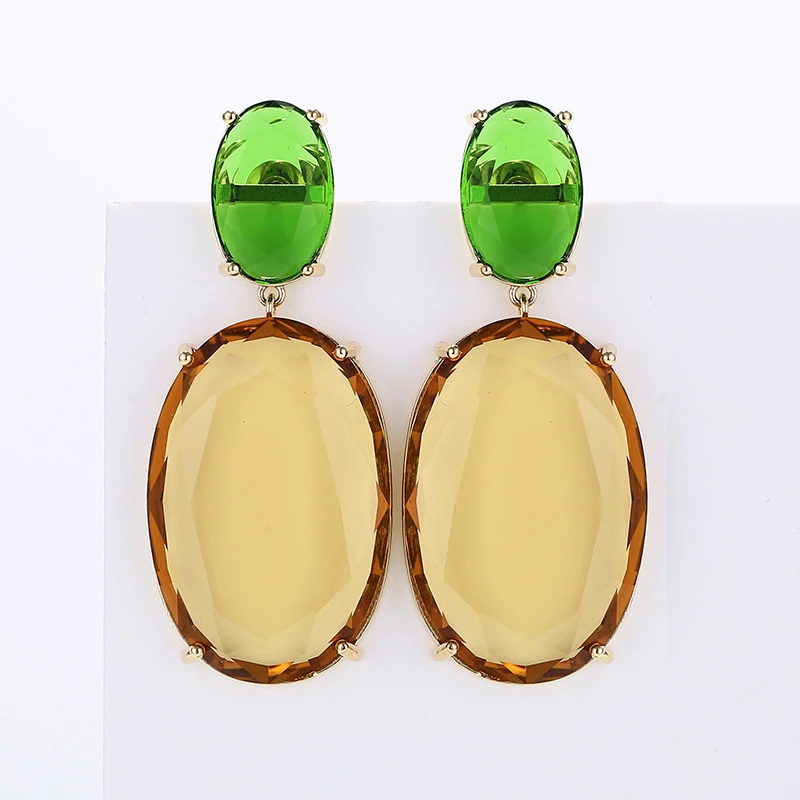 2020 Classic Geometric Ellipse Earring Handmade Zirconia Crystal Women Fashion Drop Earrings Luxury Gold Plated Christmas Gift
2020 Classic Geometric Ellipse Earring Handmade Zirconia Crystal Women Fashion Drop Earrings Luxury Gold Plated Christmas Gift