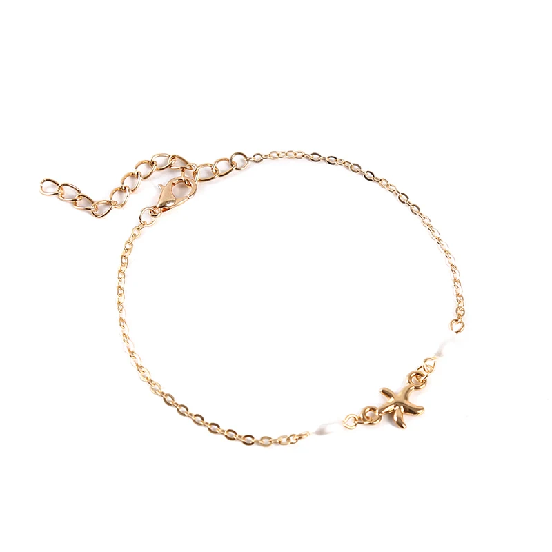 Gold Silver Color Anklet Women Starfish Pearl Beads Bohemian Ankle Bracelet Cheville Boho Foot Jewelry Gift
Gold Silver Color Anklet Women Starfish Pearl Beads Bohemian Ankle Bracelet Cheville Boho Foot Jewelry Gift
