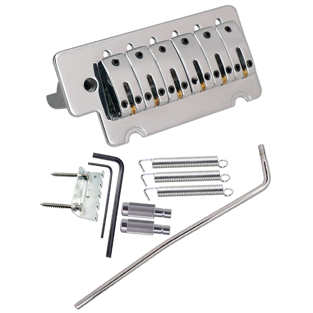6-strings Electric Guitars Left-Handed Roller Saddle Bridge Tailpiece Tremolo Block Set
6-strings Electric Guitars Left-Handed Roller Saddle Bridge Tailpiece Tremolo Block Set