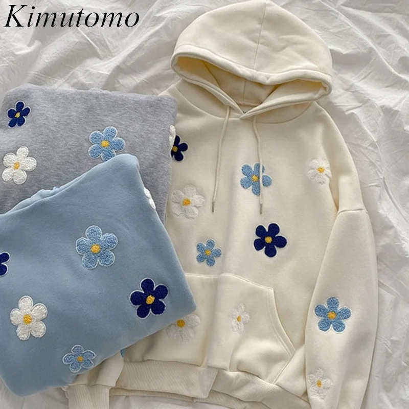 Толстовка Kimutomo, Женская Осенняя толстовка с капюшоном и цветочным принтом, женская одежда с длинным рукавом, корейский универсальный топ, п...
Толстовка Kimutomo, Женская Осенняя толстовка с капюшоном и цветочным принтом, женская одежда с длинным рукавом, корейский универсальный топ, п...