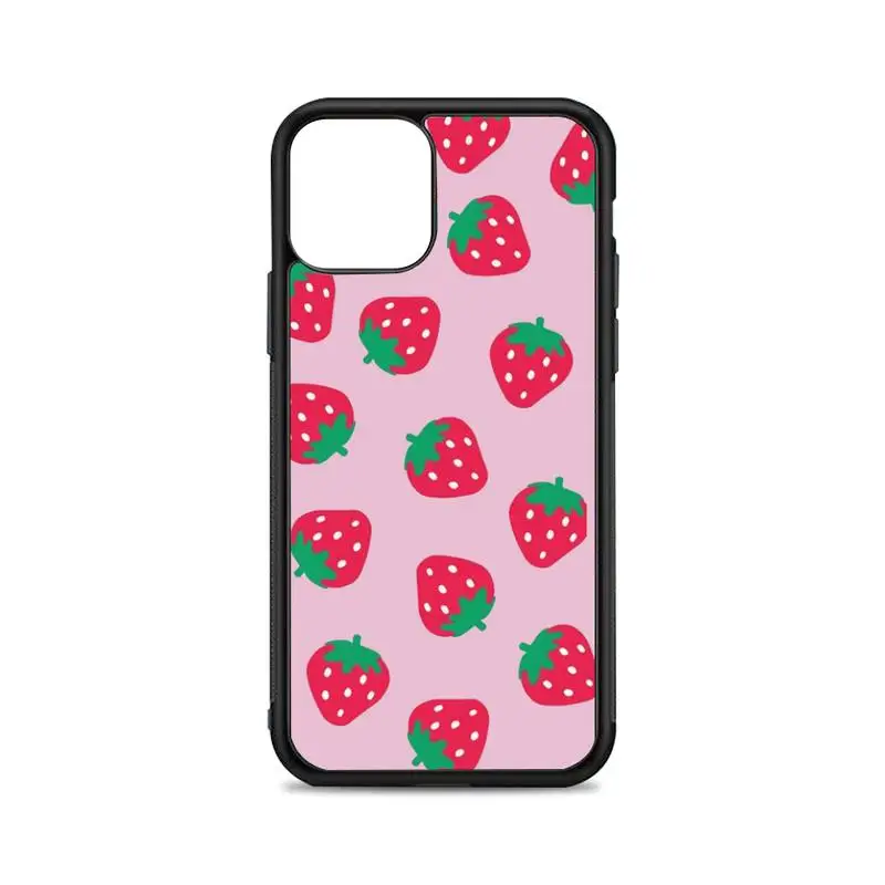 Strawberry Phone Case for iPhone 12 mini 11 pro XS Max X XR 6 7 8 plus SE20 High quality TPU silicon and Hard plastic cover
Strawberry Phone Case for iPhone 12 mini 11 pro XS Max X XR 6 7 8 plus SE20 High quality TPU silicon and Hard plastic cover