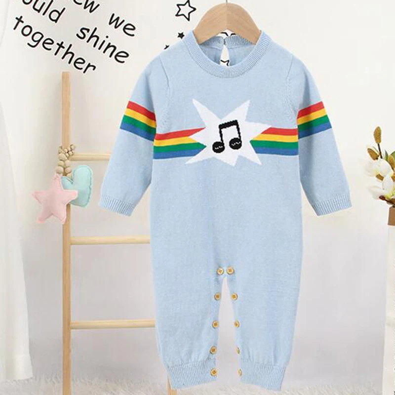 2020 New Baby Girls Boys Rompers Fashion Knitted Long Sleeve Rompers Autumn Toddler Boys Girls Jumpsuits Outfits
2020 New Baby Girls Boys Rompers Fashion Knitted Long Sleeve Rompers Autumn Toddler Boys Girls Jumpsuits Outfits