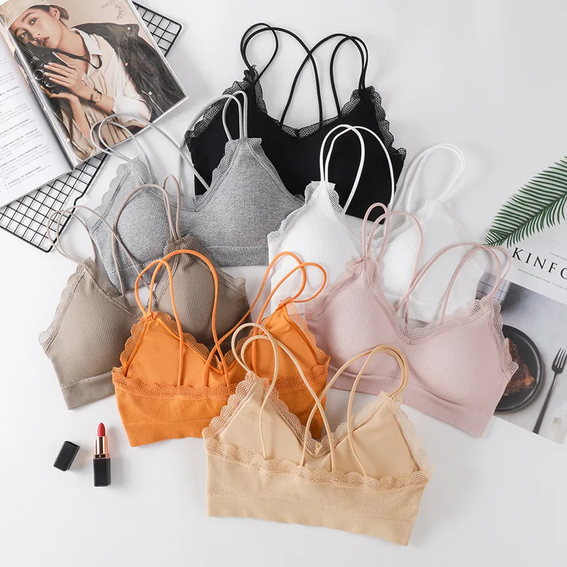 Seamless Yoga Bra Beauty Cross Back Underwear for Women Bralette Lingerie Female Lace Tube Top Fitness Sport Crop Top Vest Mujer
Seamless Yoga Bra Beauty Cross Back Underwear for Women Bralette Lingerie Female Lace Tube Top Fitness Sport Crop Top Vest Mujer