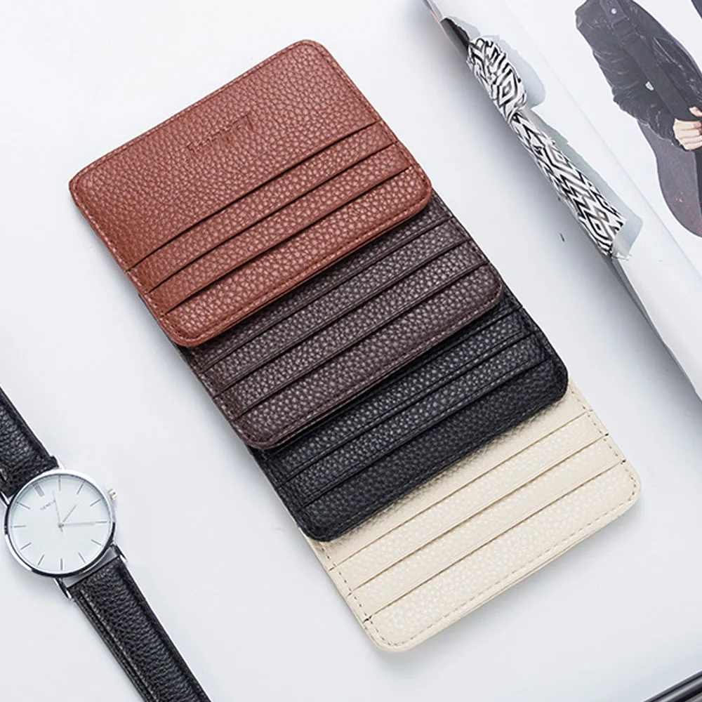 7 Colors Card Holder Men's Business Pocket Slim Thin ID Credit Card Money Holder Wallet Faux leather Man Card Case Wallets
7 Colors Card Holder Men's Business Pocket Slim Thin ID Credit Card Money Holder Wallet Faux leather Man Card Case Wallets