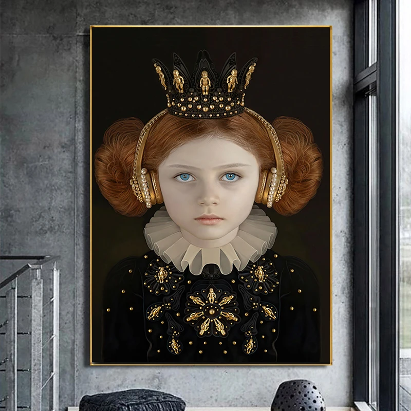 Modern Classical Girls Portrait Oil on Canvas Paintings Art Posters and Prints on The Wall Art Pictures Cuadros for Living Room
Modern Classical Girls Portrait Oil on Canvas Paintings Art Posters and Prints on The Wall Art Pictures Cuadros for Living Room