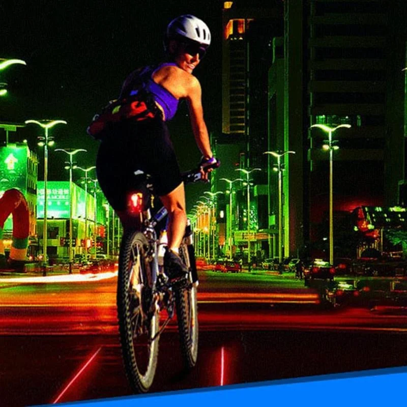 Bicycle Riding Light Waterproof 5 LED 2 Laser 3 Modes Bicycle Tail Light Safety Warning Light Bicycle
Bicycle Riding Light Waterproof 5 LED 2 Laser 3 Modes Bicycle Tail Light Safety Warning Light Bicycle
